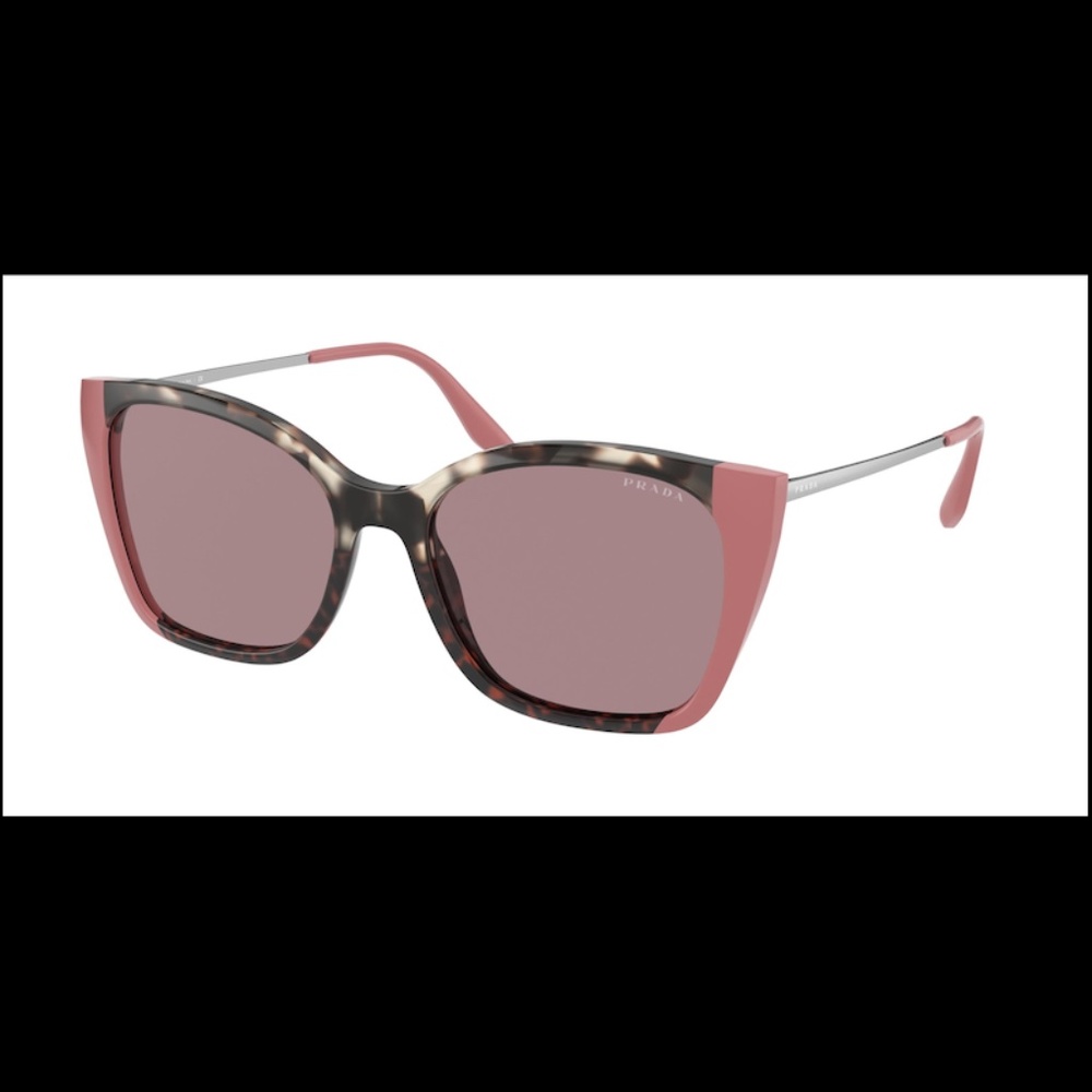 NBIB Prada Havana Cat Eye Sunglasses, PR 12XS 54